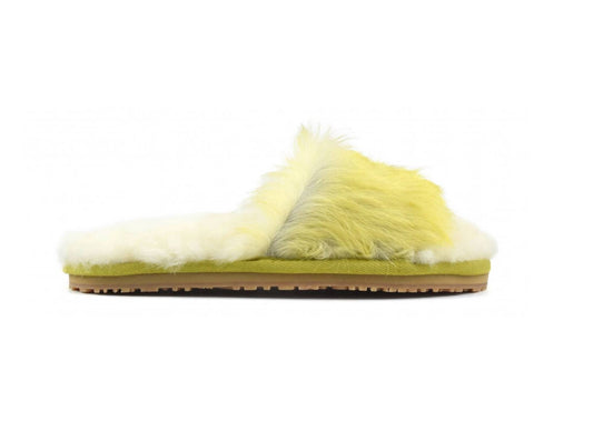 Mou - Women's Long Hair Pony Fur Slide Slipper