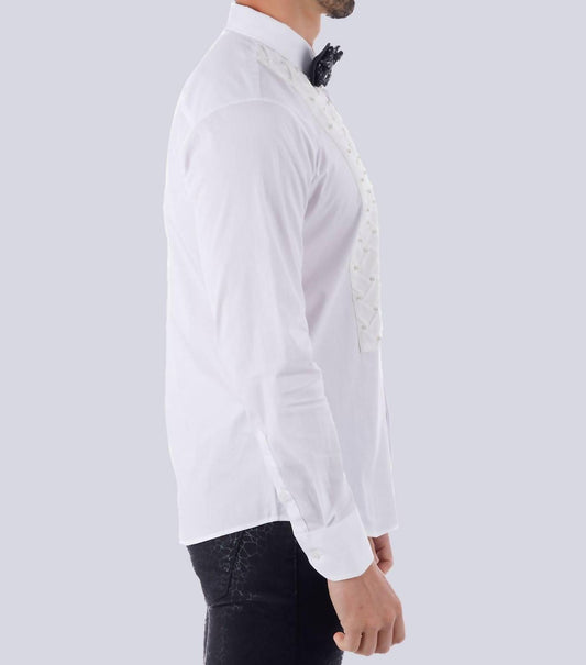 Barabas - Weave Depiction Long Sleeve Shirt