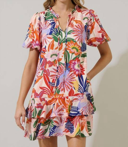 Sugarlips - Lush Tropics Ruffle Dress
