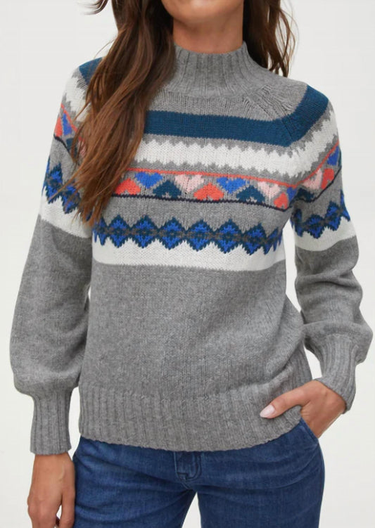 Michael Stars - Pernille Turtleneck Fair Isle Sweater