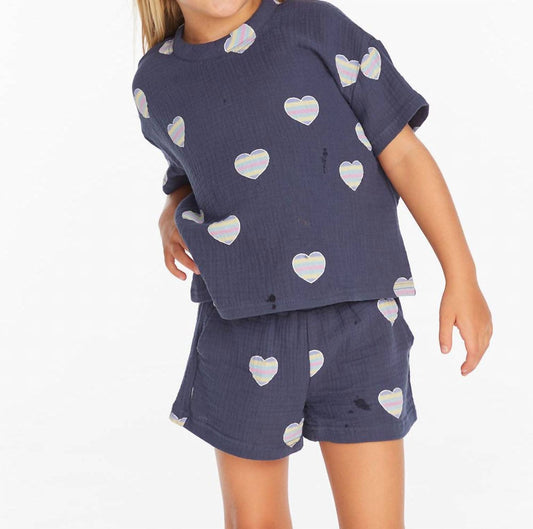 Chaser - Girls Beach Hearts Shirt