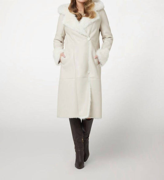 Guess - Long Faux Leather Coat