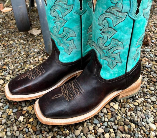 Corral - Men's Leather & Shaft Square Toe Cowboy Boot