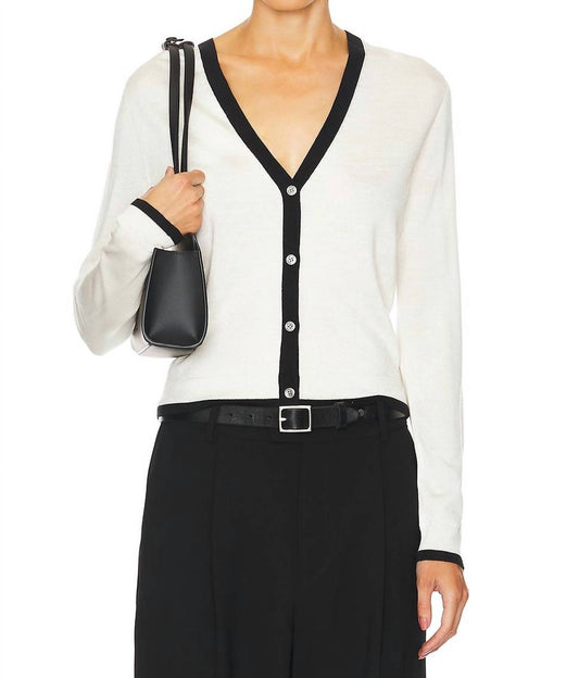 Theory - Tipped Cardigan