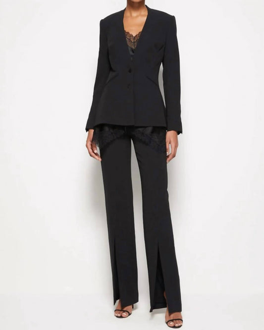 Simkhai - Allie Crepe Combo Basque Jacket