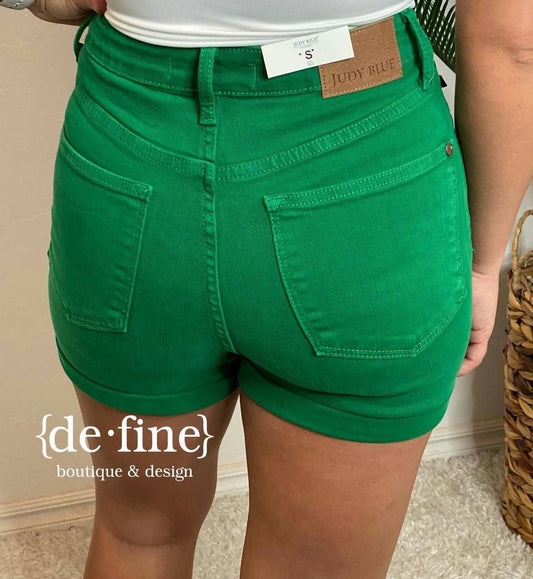 Judy Blue - Kelly Tummy Control Shorts In Regular & Curvy