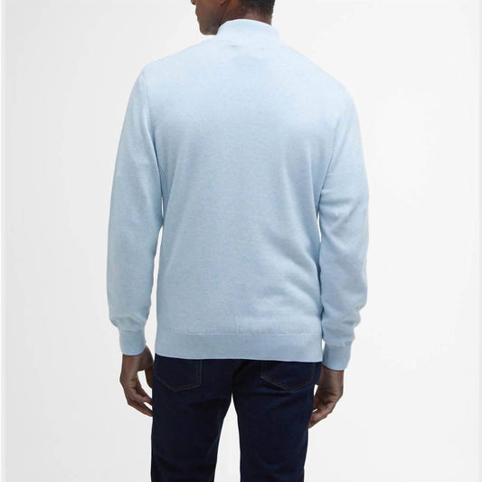 Barbour - Cotton Half Zip Knitted Sweater