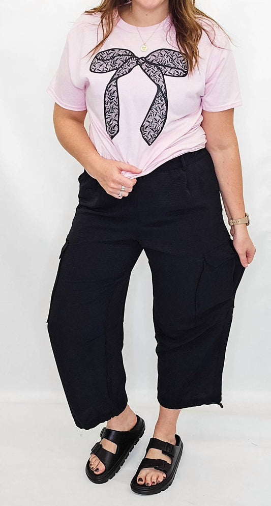 Tribal - Flowy Cargo Pants With Cord