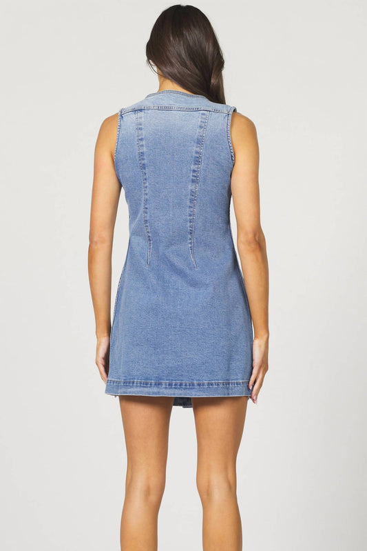 Dear John Denim - Sabrina Mini Denim Dress