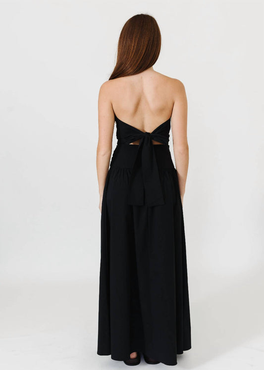 St. Agni - Strapless Tie Back Dress