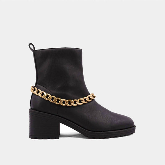 Shu Shop - Women's Yenni Combat Boot with Chain