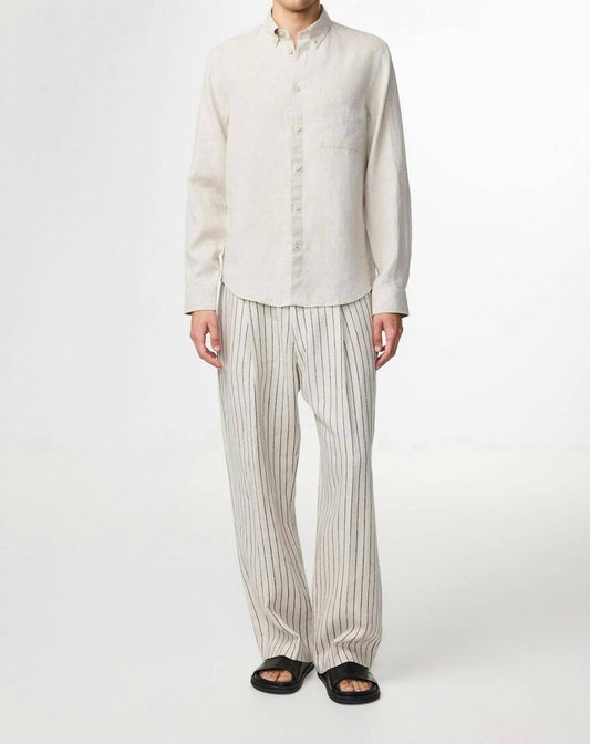 Nn07 - Arne Linen Button Down Shirt
