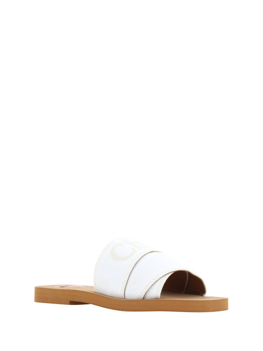 Chloe - Women's Cotton Slides Woody Sandals
