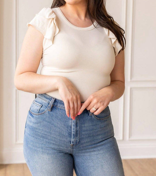 Southern Grace - Eloise Ruffle Sleeve Bodysuit