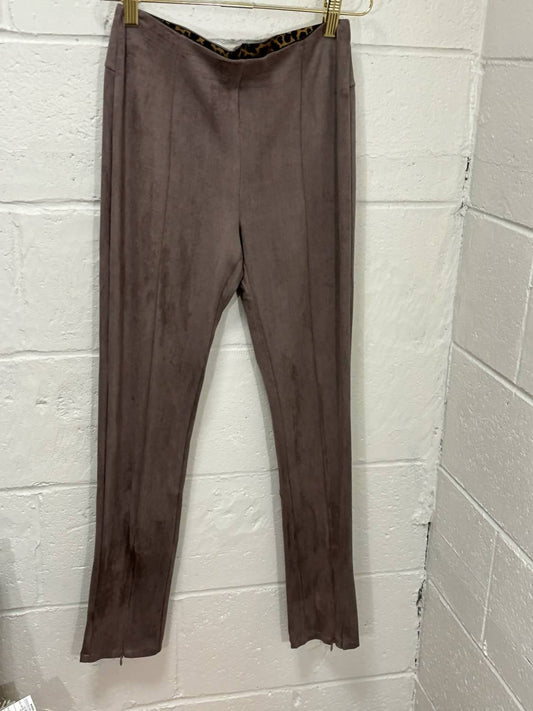 Thml - Women's Suede Ankle Zip Pants