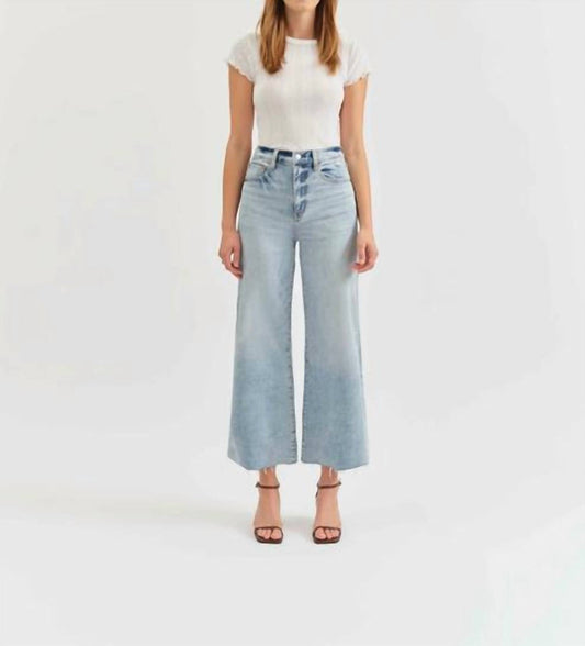 Daze - Women's Denim Pleaser High Rise Wide Ankle Pant