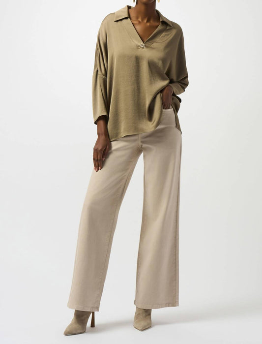 Joseph Ribkoff - Dulce Polo With Brooch