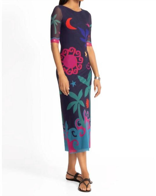 Johnny Was - ASTRID MESH MIDI DRESS