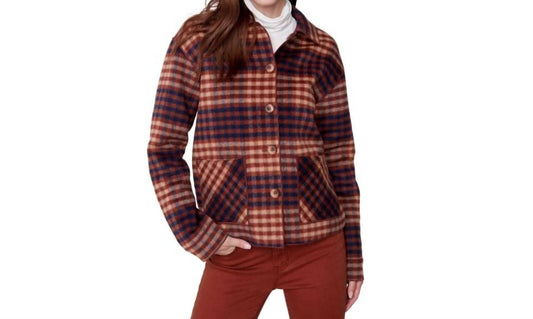 Charlie B - Plaid Reversible Short Jacket