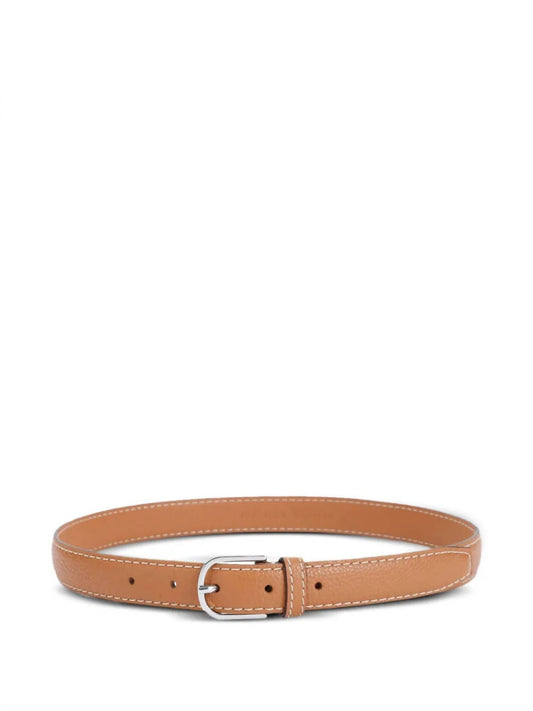 Toteme - Women's Slim Grained Leather Belt