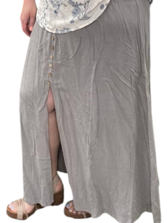 White Birch - Smock Front Skirt