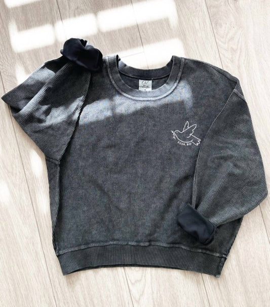 Oat Collective - Women's Spirit Of The Lord Vintage Thermal Sweatshirt