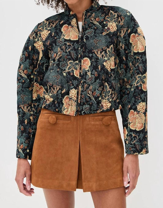 Ulla Johnson - Lavinia Silk Quilted Bomber Jacket
