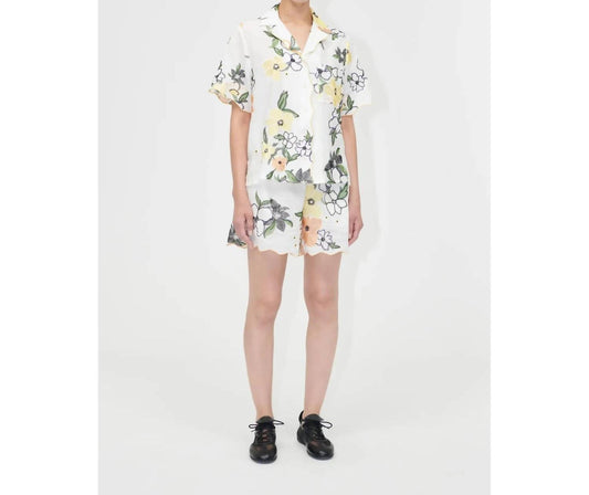 Stine Goya - Scalloped Elasticated Waistband Shorts