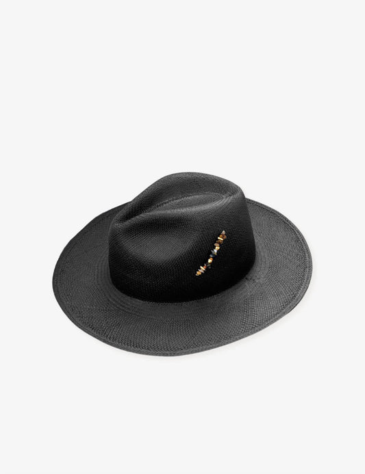 Van Palma - Women's Straw Hat With Broach