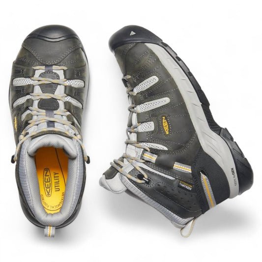 Keen - WOMEN'S FLINT II MID STEEL TOE WATERPROOF BOOTS - MEDIUM WIDTH