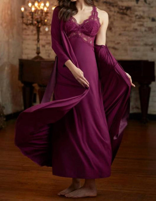 Fleur'T - Belle Epoque Lace T-Back Gown