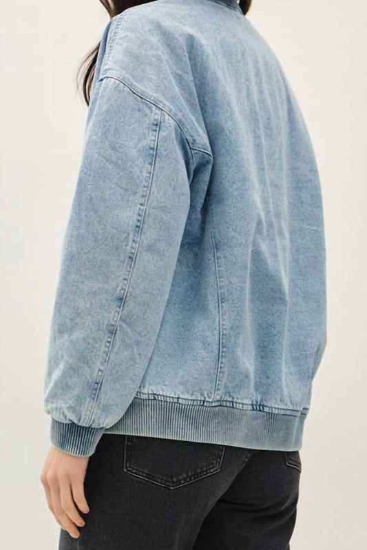 Be Cool - Denim Feel Bomber Jacket