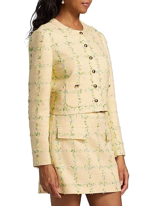 Amanda Uprichard - Maven Check Tweed Jacket