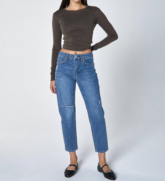 Unpublished - Debbie Step-mom High-rise Slim Fit Jeans