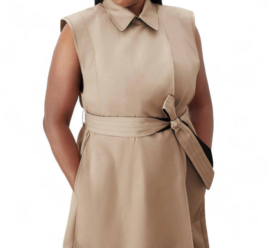 Gstq - SLEEVELESS TRENCH COAT