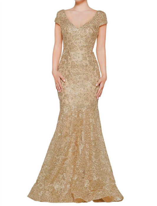 Colors Dress - Metallic Mermaid Gown