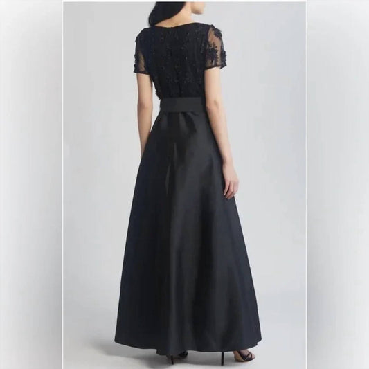 Pisarro Nights - 3d Floral Bodicebeaded Gown Dress