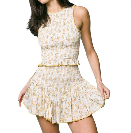 Sky To Moon - Conway Floral Skort Set