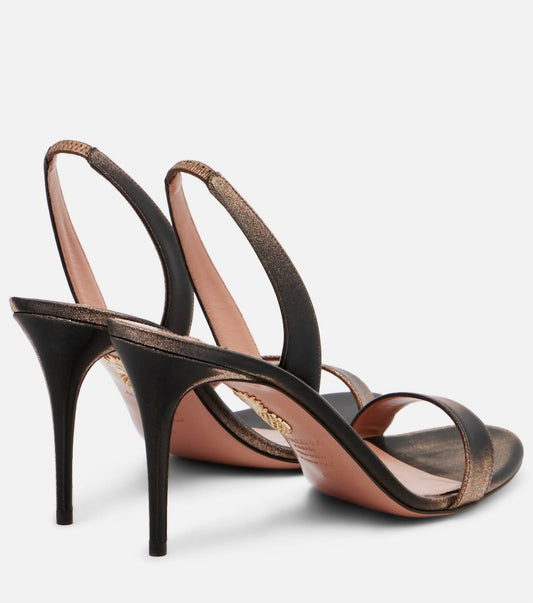 Aquazzura - Women's So Nude Mesh Sandals