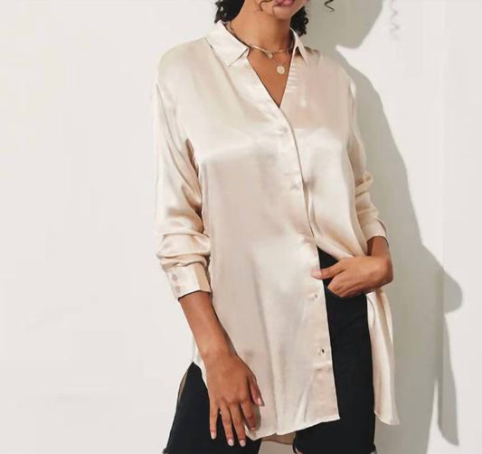 Dress Forum - Take It Easy Satin Shirt