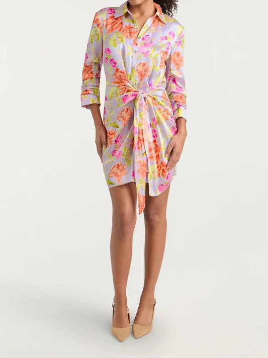 Cinq A Sept - Midnight Tulips Mini Jacey Dress