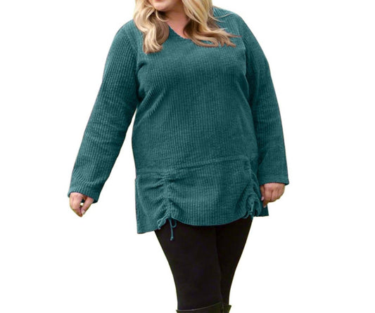 On The Plus Side - Channel Islands Chenille Long Sleeve Rayanne Sweater - Plus