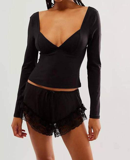 Free People - Duo Corset Long Sleeve Top