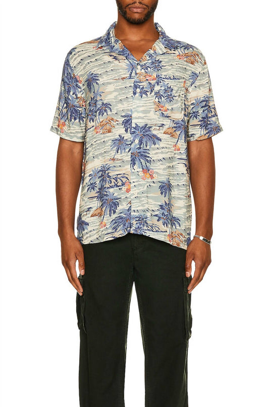 Faherty - Short Sleeve Rayon Kona Camp Shirt