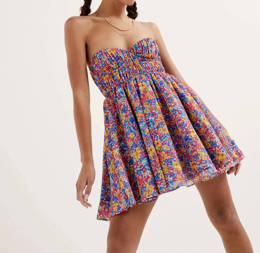 SASHA STRAPLESS MINI DRESS
