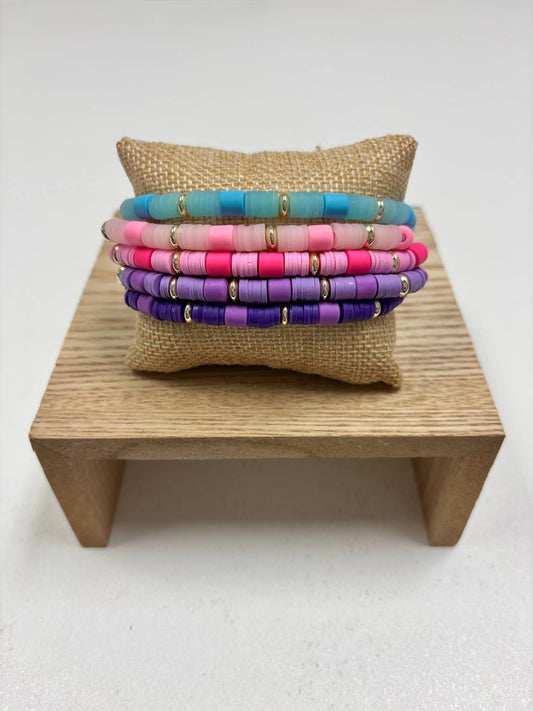 Pink Luna - Women's Adjustable Set Bracelet