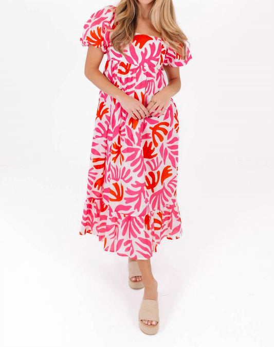 J.Marie - Lara Babydoll Midi Dress