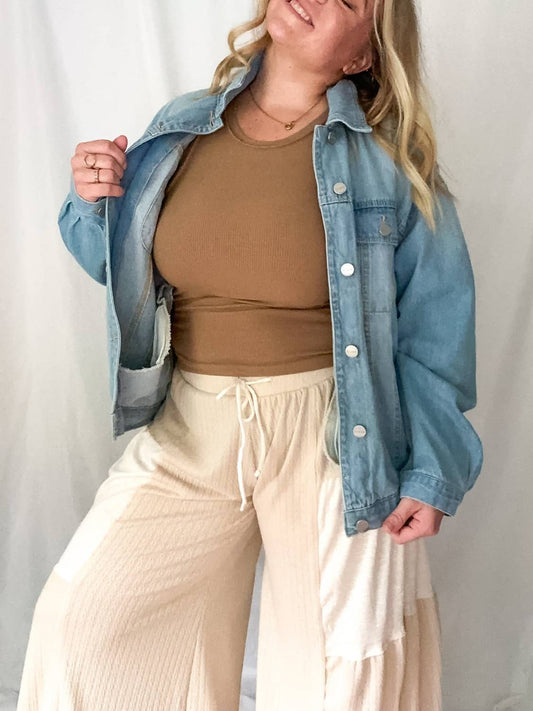 Le Lis - Coastal Stitch Ribbed Tank