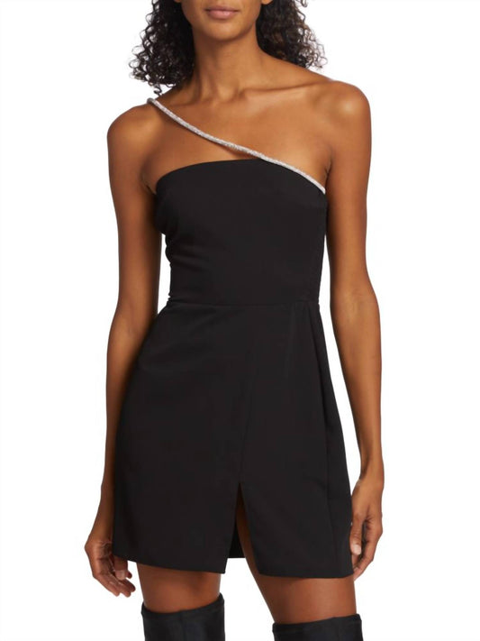 Amanda Uprichard - Dream Diamante Strap Cocktail Dress