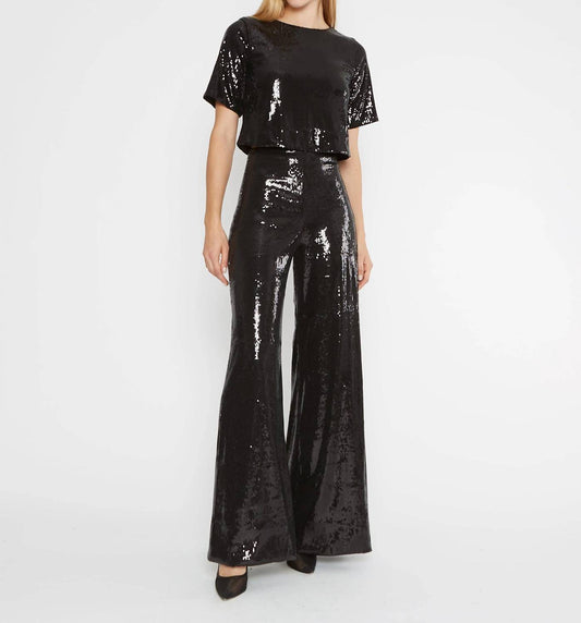 Ripley Rader - Sequin Wide Leg Pant